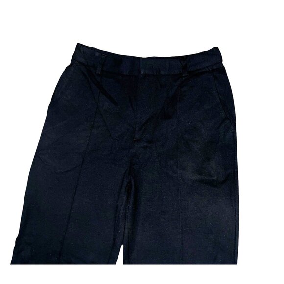 Halara Flex High Waisted Zipper Pocket Straight Leg Work Pants Sz Medium Black - Picture 9 of 16